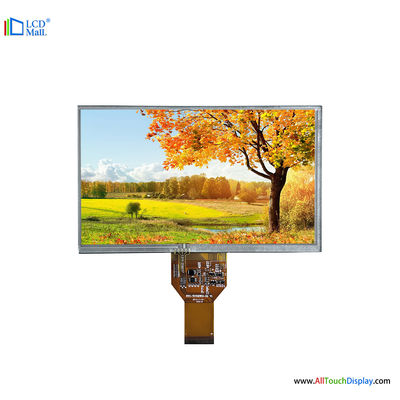 comprare 7 pollici TFT LCD 800x480 Risoluzione 400nits RTP RGB Interfaccia LCD online manufacture