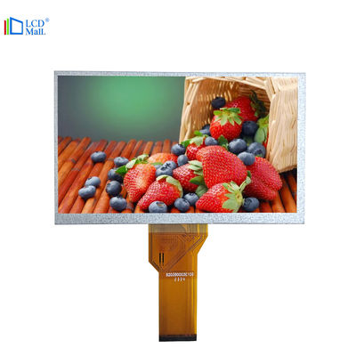 comprare 7 pollici WVGA TFT LCD Display 800 * 480 Risoluzione 6 O'Clock Direzione di visualizzazione schermo LCD online manufacture