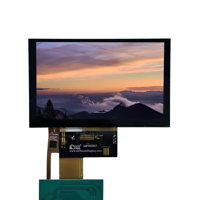 comprare 5 pollici schermo LCD TFT alimentato da ST7265-G6 drive IC con interfaccia RGB 800X480 risoluzione online manufacture