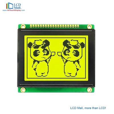 comprare Display LCD grafico ad alte prestazioni con retroilluminazione gialla e temperatura di funzionamento da -20 a 70 °C online manufacture