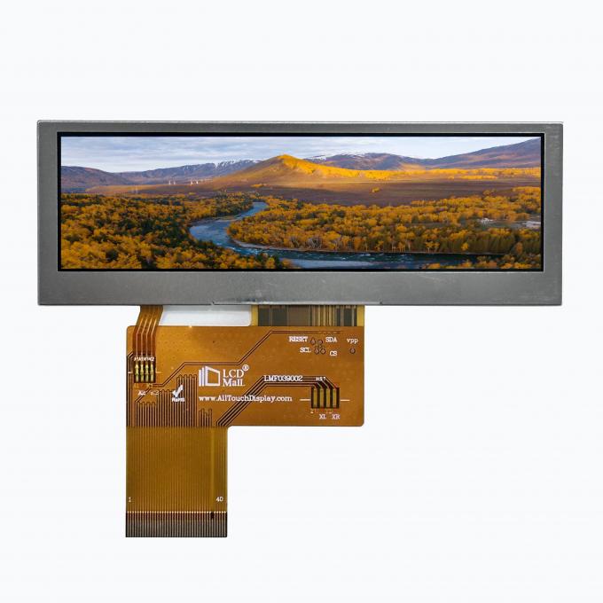 Modulo LCD trasmissivo 480x128 RGB TFT con display WQVGA da 3,9 pollici e retroilluminazione LED bianca a 10 chip 1