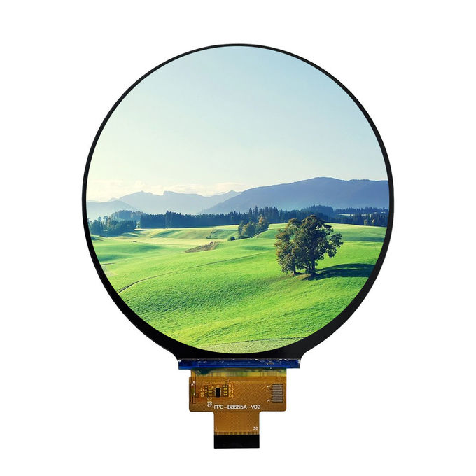 4.0 pollici TFT Display LCD rotondo Visualizzazioni ultra-chiare Trasmettitore ALL/IPS 20x720 pixel 0